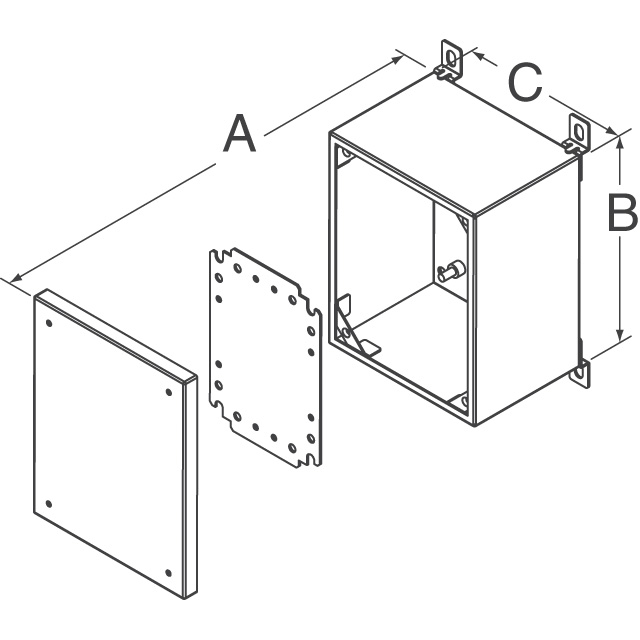 SNC-3756 Bud Industries  Boîtes